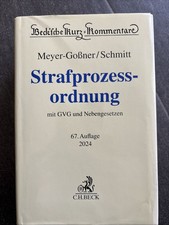 Meyer goßner schmitt - meyer-goßner, /