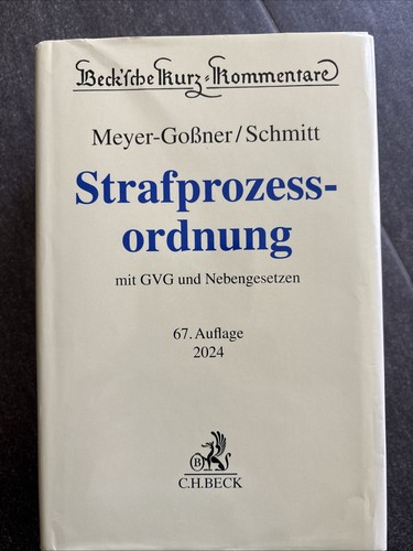 Meyer goßner schmitt - meyer-goßner,