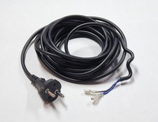 Kaltgerätekabel 6 m 2x0,75 mm mit Eurostecker und isolierte Flachstecker