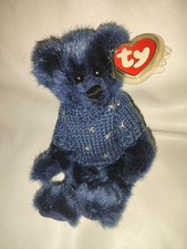 Ty Teddy Bär blau Pullover safety Stofftier Schmusetier Kuscheltier 22cm TOP 