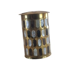 Dose Perlmutt Messing alt