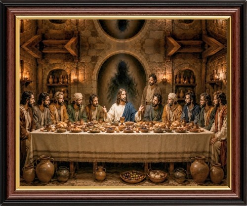 Das letzte abendmahl jesus - das, mit