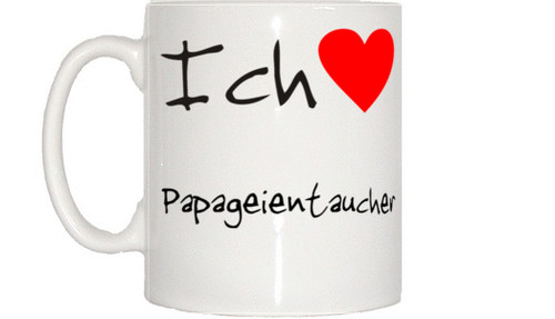 Ich liebe papageientaucher - liebe,