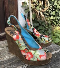 Tolle leichte Replay Plateau Keilabsatz Sandale Sandalette Gr.37 NEU NP.80€!