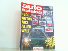 Auto Katalog Modelljahr 1991