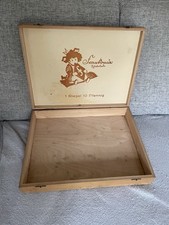 Frankonia Schokolade Theken Verkauf Kiste Holzkiste Werbekiste selten ca 30er J.