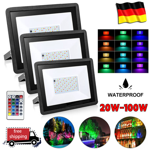 Rgb led fluter außen strahler - außen,