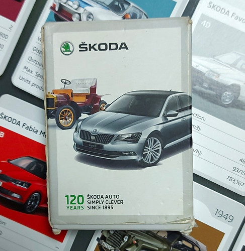Auto quartett škoda 120 - Škoda,