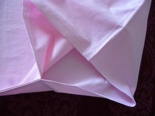 1 rosa Inlett Kissenbezug fertig genäht DDR Inlett unbenutzt (feste Qualität)