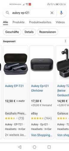 Aukey t21 ear - aukey, in-ear-