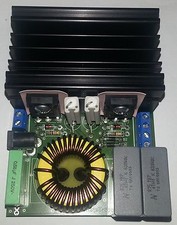 High Power ZVS Driver mit Kühlkörper, 24V 20A flyback driver, high voltage 