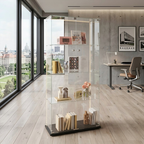 Glasvitrine mit led - glasvitrine,