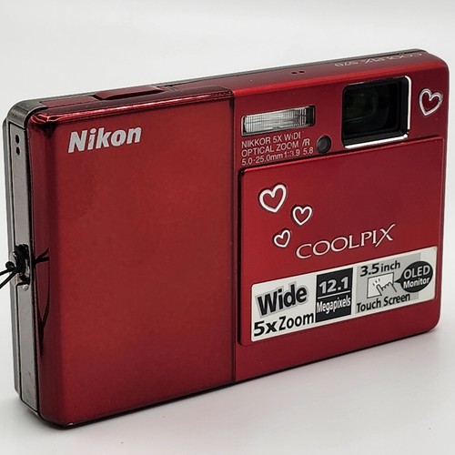 Nikon coolpix s70 1mp red - nikon,