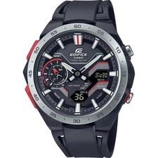 Casio edifice schwarz - schwarz, herren