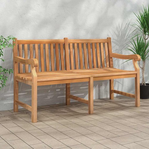 Teak massiv gartenbank 150cm - massiv,