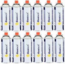 12 x Butan Gas Kartusche