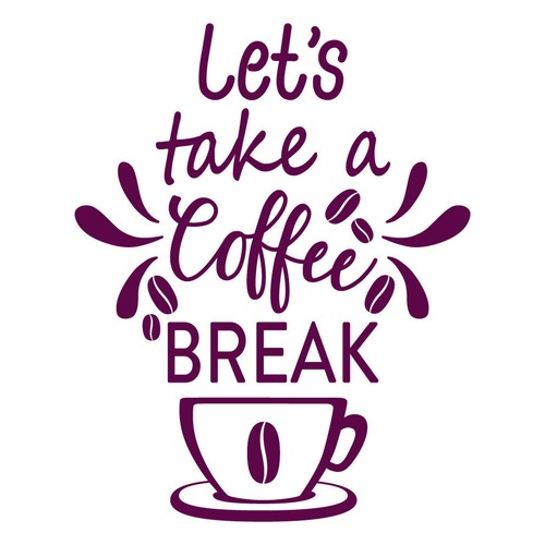 Kaffee aufkleber deko sticker - aufkleber,