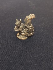 Eichhörnchen Miniatur Figur aus 800er Silber