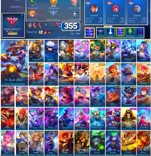 Mobile legends account zum - mobile,