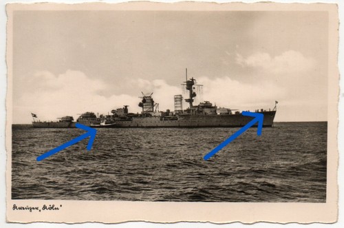 Echt foto leichter kreuzer - foto, ak