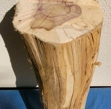 Deko Baumstamm rotes Holz Flieder 50cm Basteln BIO unbehandelt geschält
