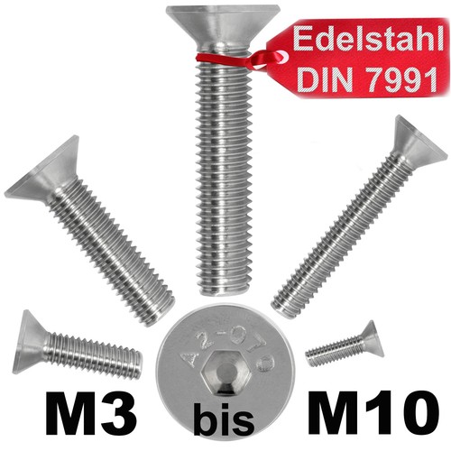 Senkkopfschrauben edelstahl - senkkopfschrauben,