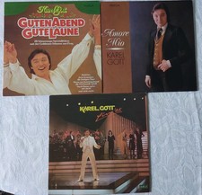 3 LPs Karel Gott - Amore Mio - Guten Abend Vinyl AMIGA DDR Top Zustand