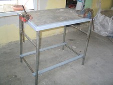 Mobile sehr  stabile  Profi -Werkbank transportierbar Beine einklappbar