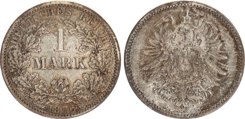 Deutsches kaiserreich mark - deutsches, 1