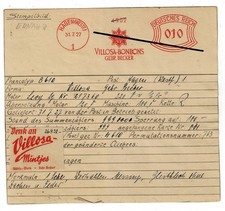 Hagen 1927 Villosa Bonbons