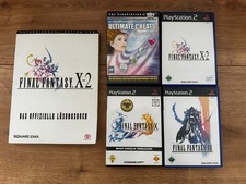 Final Fantasy Bundle PS2 – FF X, X-2, XII + Lösungsbuch + Cheats