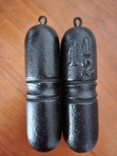 2 Alte Uhrengewichte 1 1/2