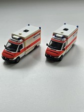 Mercedes Benz Sprinter BRK RTW Bayern Strobel 1:87 (H0) Herpa 2 Stk. SAMMLER