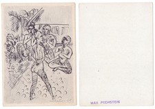 126930 - Max Pechstein, Zeichnung 1918 - alte Ansichtskarte