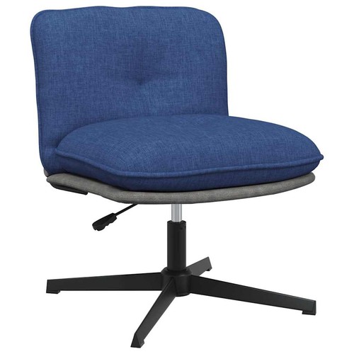 Bürostuhl drehbar blau stoff - blau,