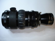 Pentax 6x7 Nikon Fokussing Unit mit Nikon Teleobjektiv u.Nikon Zentralverschluss