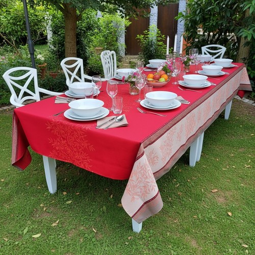 Tischdecke 160x200 jacquard - tischdecke,