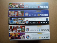 Puzzle Konvolut von Eurographics 5 x 1000 Teile