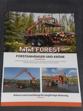 MTM FOREST Forstanhänger und Kräne, Rückewagen Prospekt ( Forst 325 )