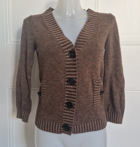 Chloe braune strickjacke aus - braune,