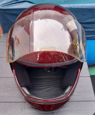 Vintage Legacy LAZER MOTORRAD-/ROLLERHELM Rot