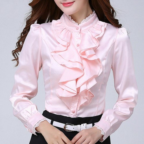 Hot damen satinbluse - hot-damen,