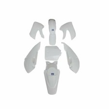 Verkleidung SET weiß Dirt Pit Bike - 250 ccm KLX-AGB Typ 5 Blitzversand HMParts