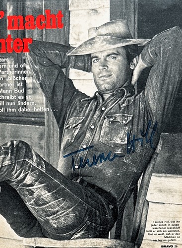 Terence hill original signed - terence,
