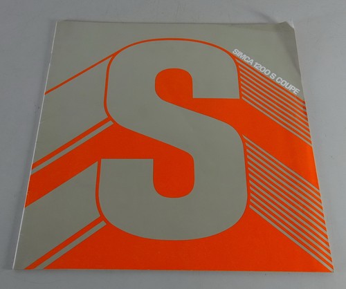 Prospekt broschüre simca - prospekt, /