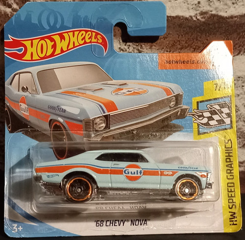 Hot wheels chevy nova - hot, '68