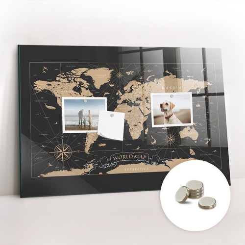 Memoboard glasboard wandtafel - memoboard,