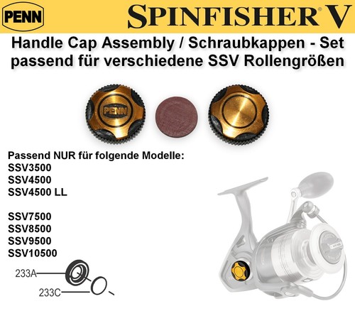 Penn ersatzteil handle cap - ersatzteil,
