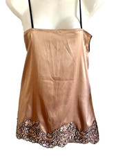 gold-schwarz erotisches Negligee Nachthemd Spitze Dessous"Hunkemöller"  38/40