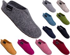 PADERO Hausschuhe LANA warme Wollfilz Pantoffeln Damen Herren Filzpantoffeln